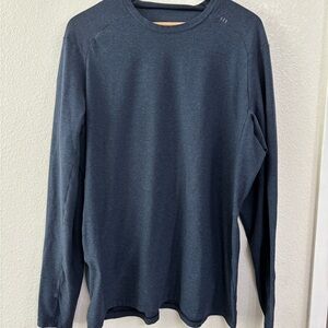 Lululemon Men's Navy Long Sleeve Shirt size XXL